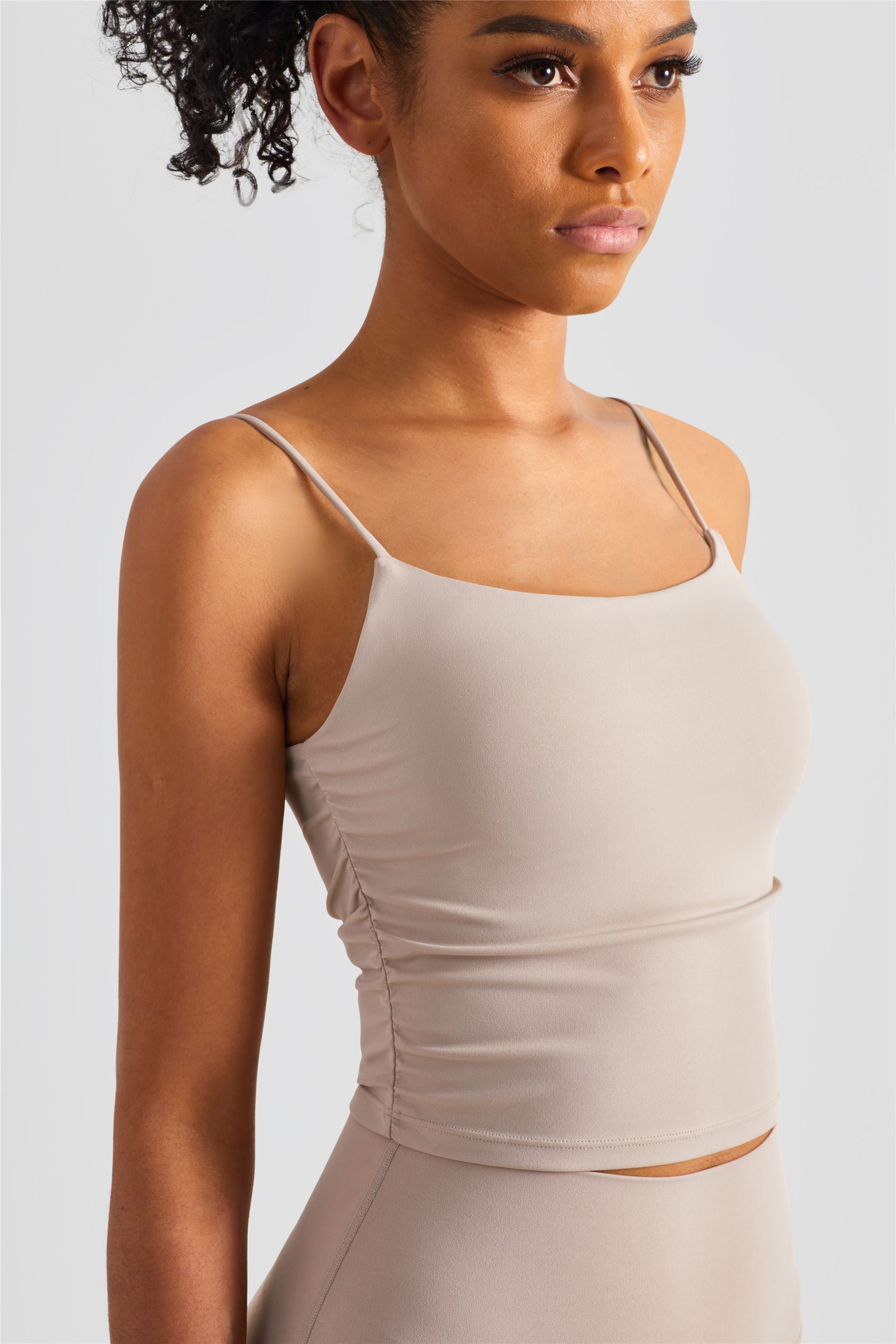 Karla Side Ruched Crop Top